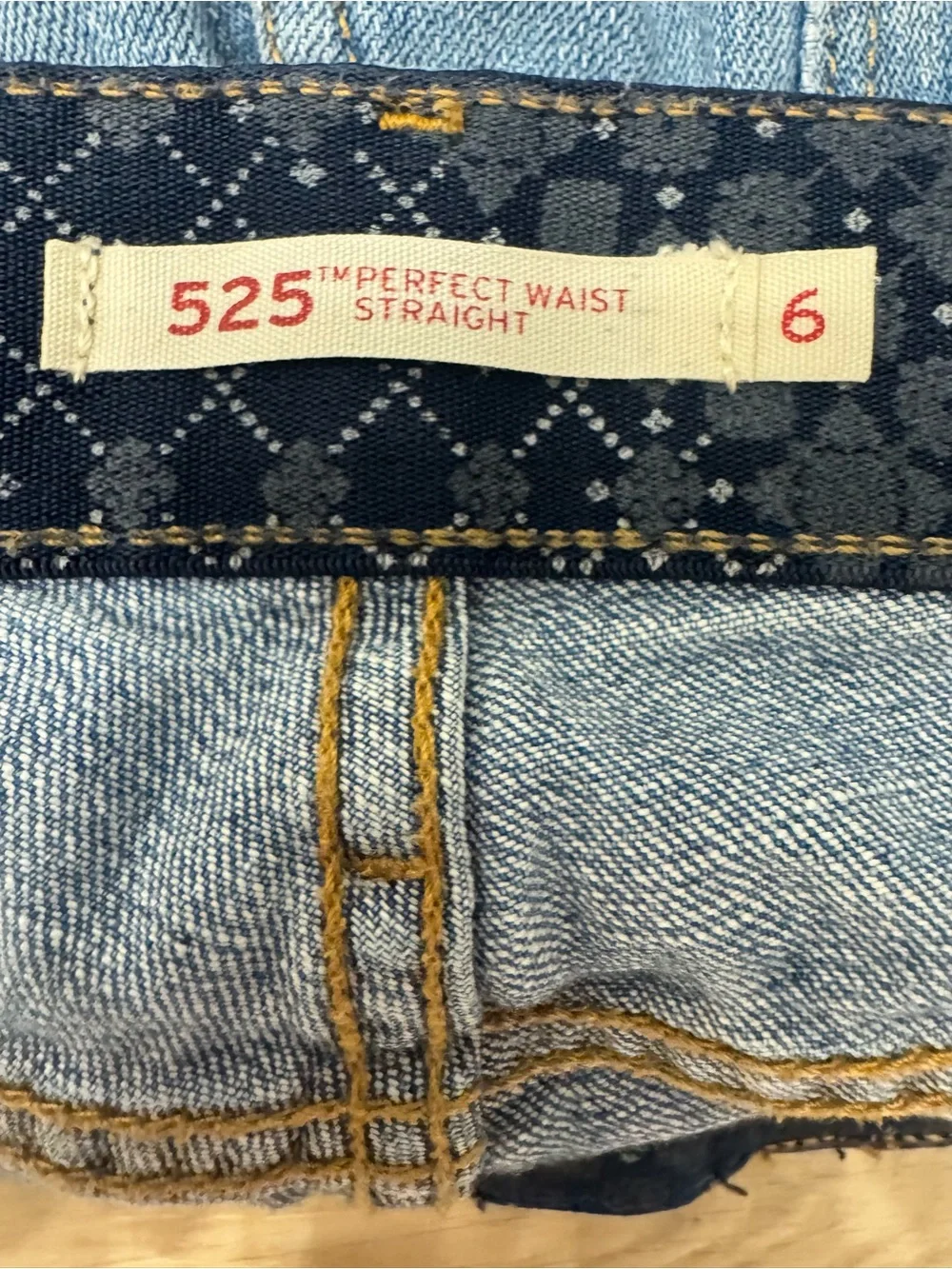 Levi’s 525 Perfect Waist Straight Capri Cropped Jeans Size 6 W28